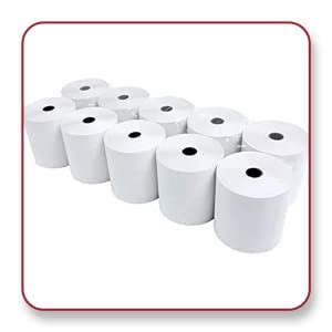 DeHMY Mme 80Mmx50Mtr.(3Inch) Cash Register Machine Thermal Paper Roll ...