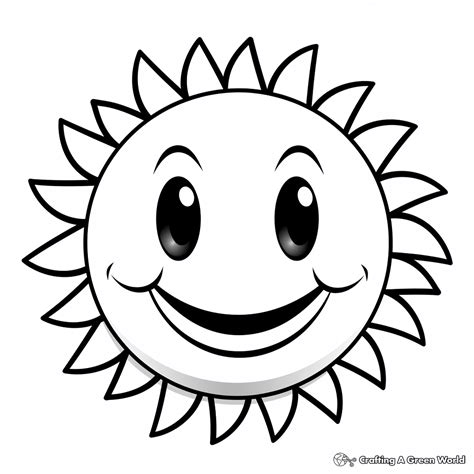 Smiley Face Coloring Pages - Free & Printable!