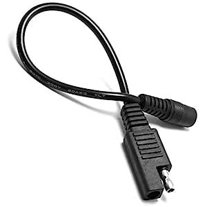 DGZZI SAE Plug to DC 5.5mm x 2.1mm Female Adapter Extension Cable SAE ...