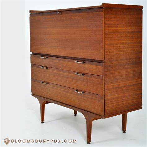 Mid-Century Modern Danish Rosewood Color Secretary/Chest/Cabinet/Desk ...