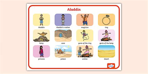 Aladdin Word Mat