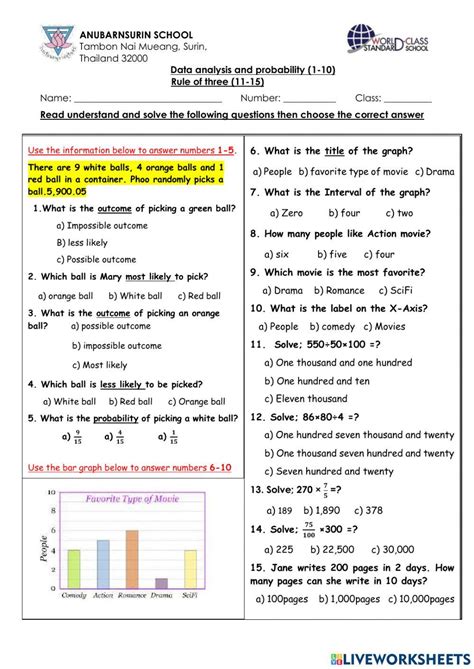 Image result for Data Analysis Worksheet