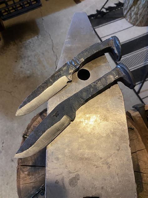 Hand Forged Railroad Spike Knives - Etsy