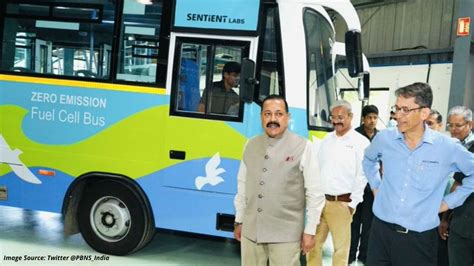 India’s 1st Indigenously Developed Hydrogen Fuel Cell Bus Unveiled ...