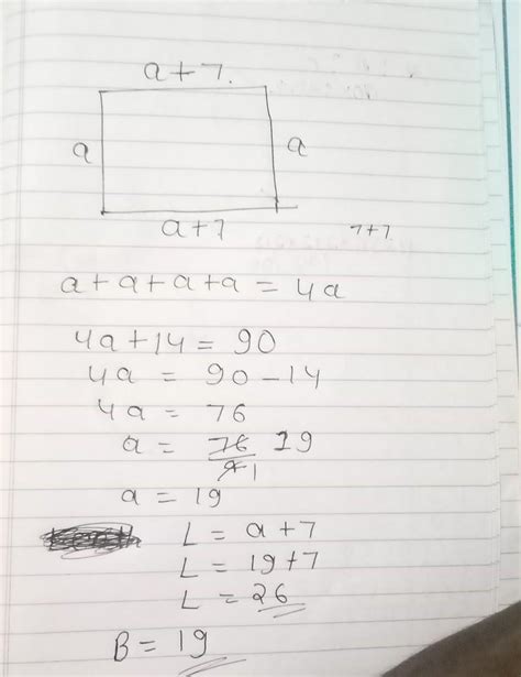 the length of a sectangled is 7 cm more than its breadth. if the ...
