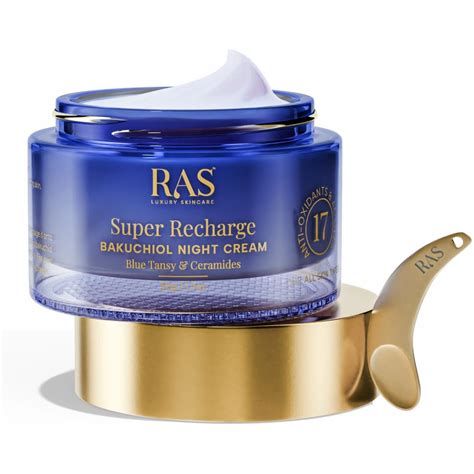 Ras Luxury Oils Super Recharge Night Cream with Bakuchiol (Natural ...