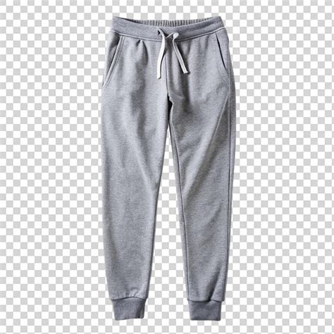 Premium PSD | Gray Sweatpants Comfort isolated on transparent background
