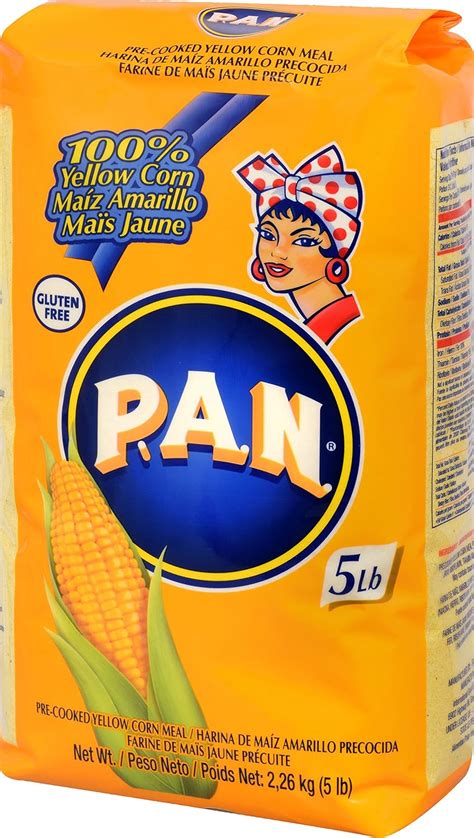 Buy P.A.N. Corn Meal – Pre-cooked Gluten Free and Kosher Flour for ...