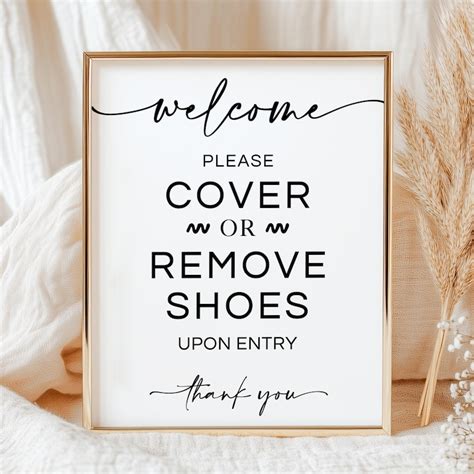 Buy Please Remove Your Shoes Sign Online In India - Etsy India