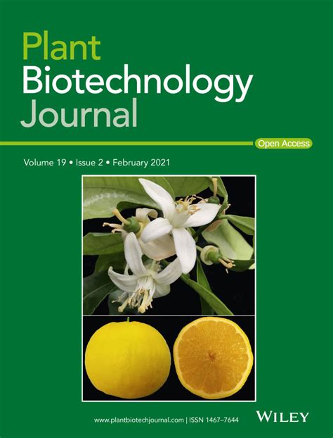 Plant Biotechnology Journal 的图像结果