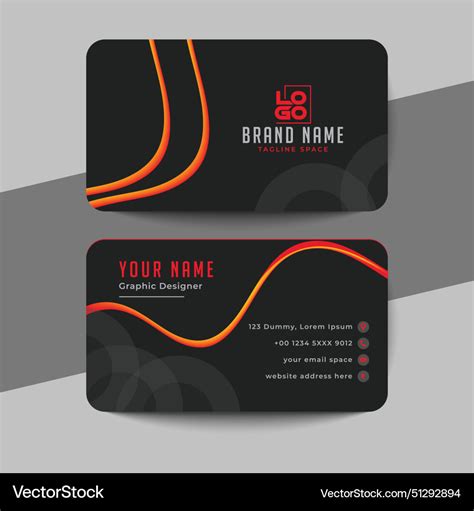 Techno Name Card Vector 的图像结果