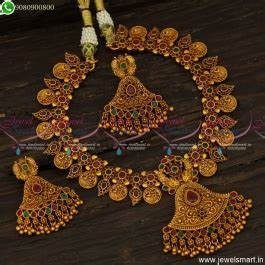 Beautiful Jewellery Set For Wedding Fancy Coin Necklace Matte Finish ...