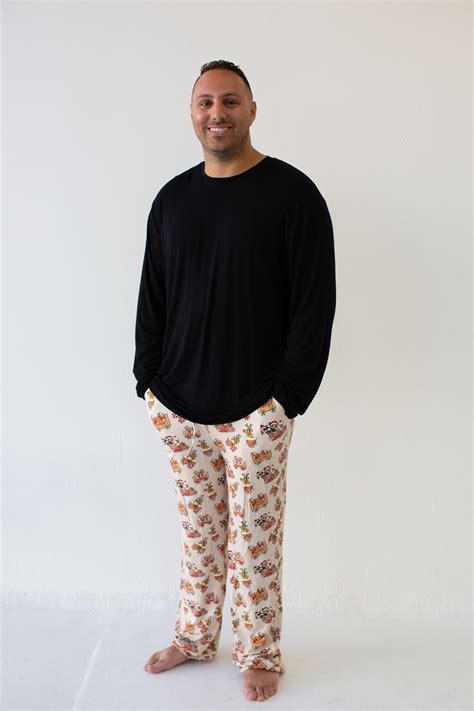 The Gingerbread Express: Mens Pants Set – Jammies