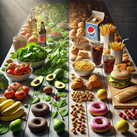 Healthy Food vs. Unhealthy Food: Key Differences Explained – Grabenord