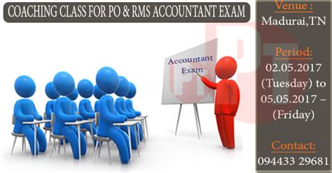 COACHING CLASS FOR PO & RMS ACCOUNTANT EXAMINATION AT MADURAI