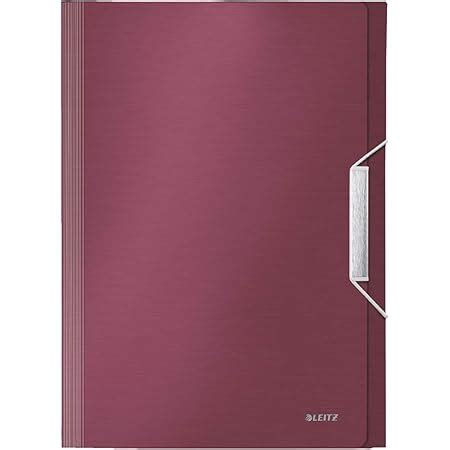 Leitz Wow PP 3-Flap Premium File Folder with Elastic Closure, Pink ...