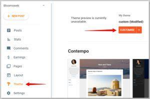 Image result for Customize Blogger Template