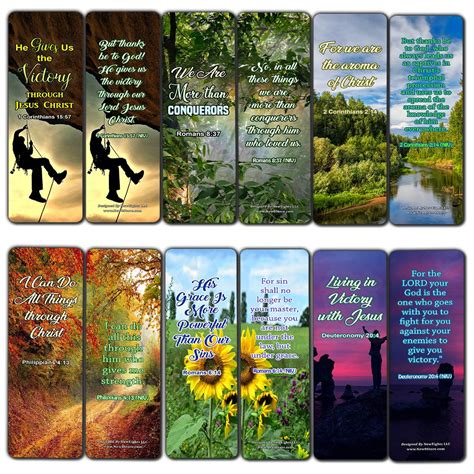 Buy Bible Verses About Victory NIV Bookmarks (12 Pack) - Collection of ...