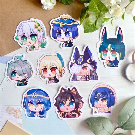 Genshin Impact Middle Finger Stickers: Characters From Sumeru ...