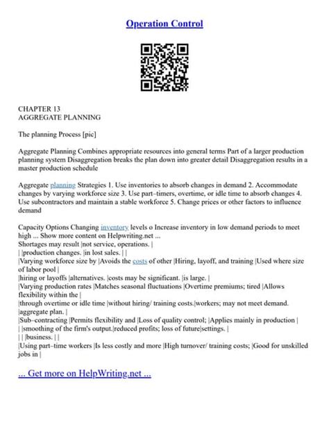 Image result for Operational Control Procedure Format