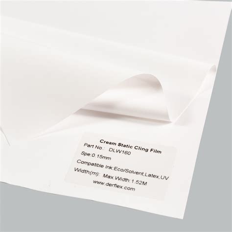 Static Cling Vinyl - PVC Fabric for Windows & Blinds