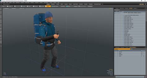 Traveler with Pocket Gimbal Camera 3D model | 3D Molier International