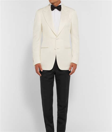 James Bond Spectre Tuxedo - Daniel Craig White Ivory Dinner Suit