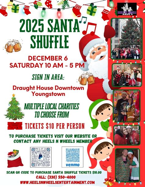 14th Annual Santa Shuffle - Downtown Youngstown, Downtown Draught House ...