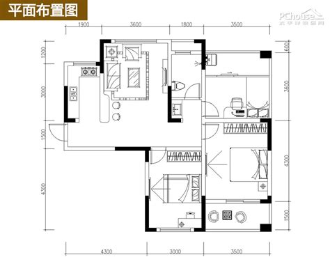 80平方米房屋设计图大全欣赏 – 设计本装修效果图