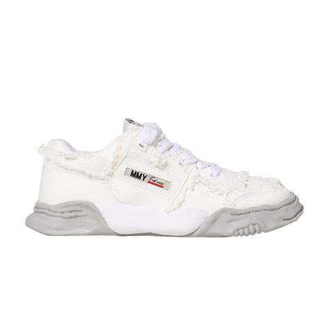 Maison Mihara Yasuhiro Parker OG Sole Canvas Low White Price in India ...