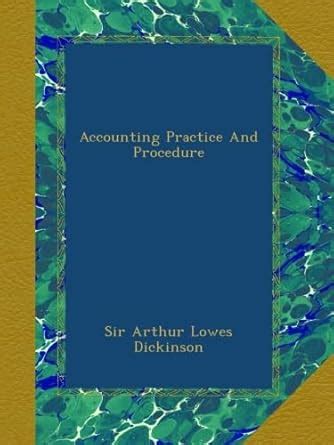 Accounting Practice And Procedure : Amazon.in: Books