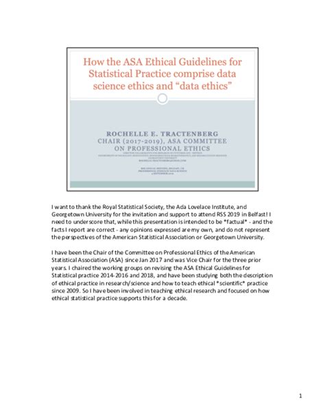 Ethical Guidelines for Statistical Practice 的图像结果