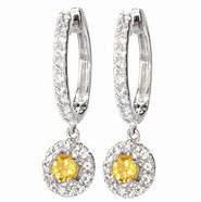 Image result for Yellow Sapphire Earrings