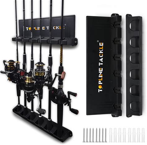 Amazon.com: Topline Tackle 2 Set Vertical Fishing Rod Holders for ...