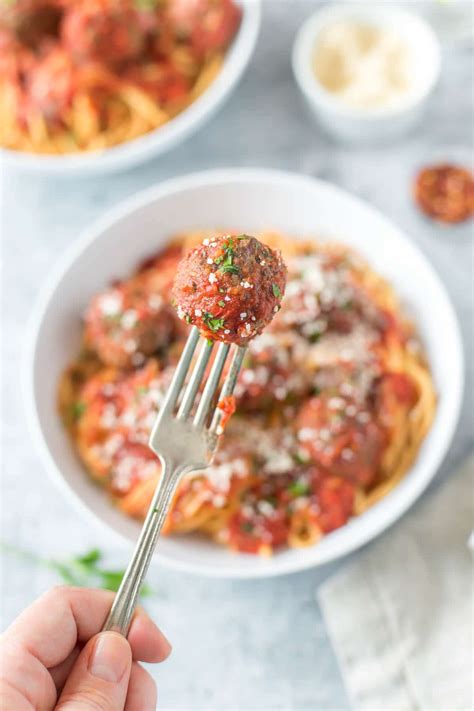 Easy Baked Meatball Recipe (Dairy Free) - Simply Whisked