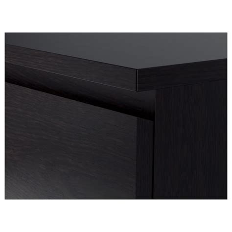 MALM Chest of 4 drawers, black-brown, 80x100 cm - IKEA