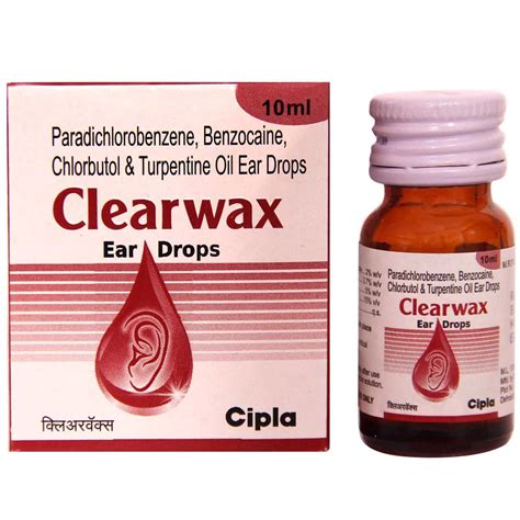 Clearwax Ear Drops 10 ml Price, Uses, Side Effects, Composition ...