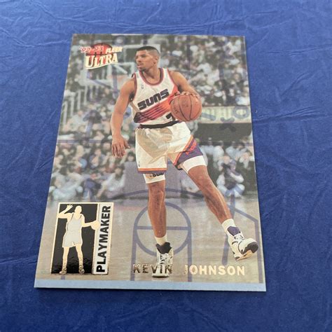 1992-93 Fleer Ultra Playmaker #5 Kevin Johnson NBA Phoenix Suns Michael ...