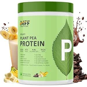 MyFitFuel Clean Plant Pea Protein Isolate (26.3g Protein, 4.7g BCAA, 10 ...