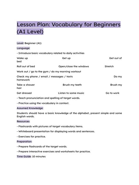 Image result for ESL Lesson Plans for Beginners