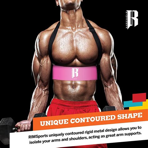 RIMSports Weight Lifting Arm Blaster for Biceps & Triceps Heavy Duty ...
