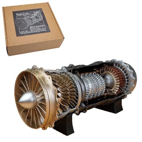 Buy 1/20 WS-15 Turbofan Engine Model DIY Assembly Kits, Simulation ...