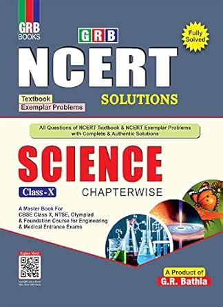 NCERT Solutions Science Class-X : G.R Bathla & Sons: Amazon.in: Books