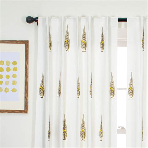 Buy Tranquebar Curtain Co. Cotton Curtains 8 Feet Long, 60-65% Room ...