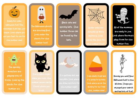 Halloween Scavenger Hunt Free Printable - prntbl ...