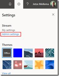 Image result for Microsoft Stream Admin Settings