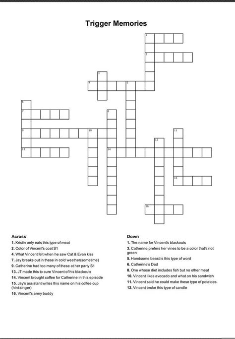 Daily Beast Crossword Puzzle - Educational Printable Activities