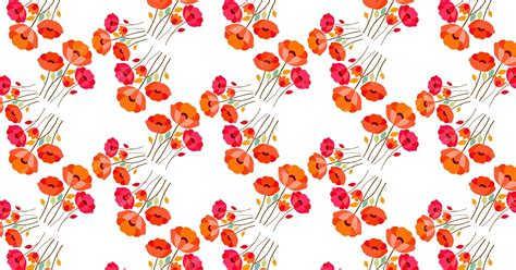 Image result for Poppy Flower Pattern