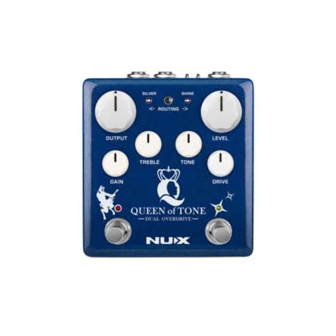 NUX NDO-6 Queen of Tone Dual Overdrive Pedal – Stompbox.in