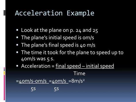 Image result for Acceleration Example